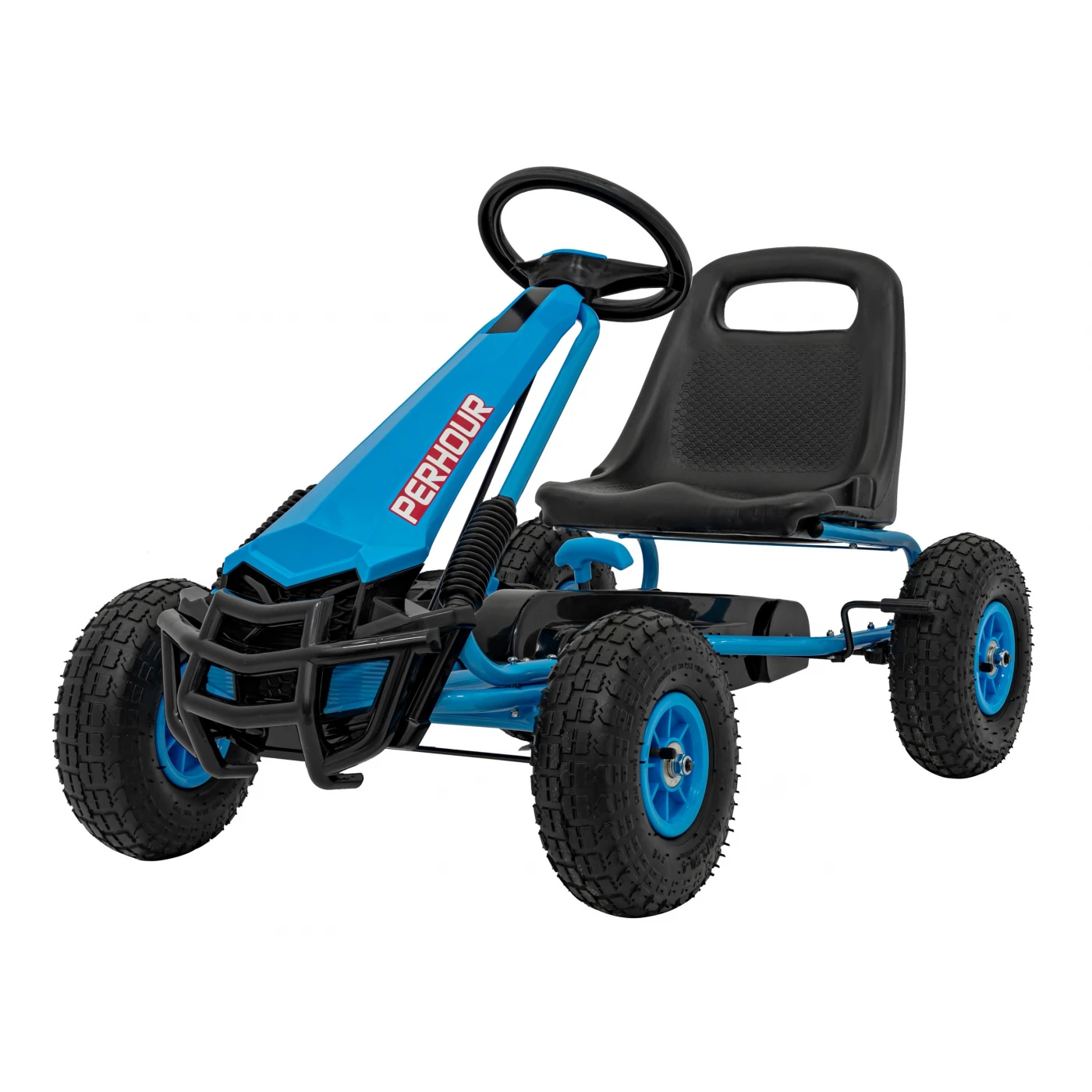 Pedaalidega ja õhkrehvidega kart “G-205”