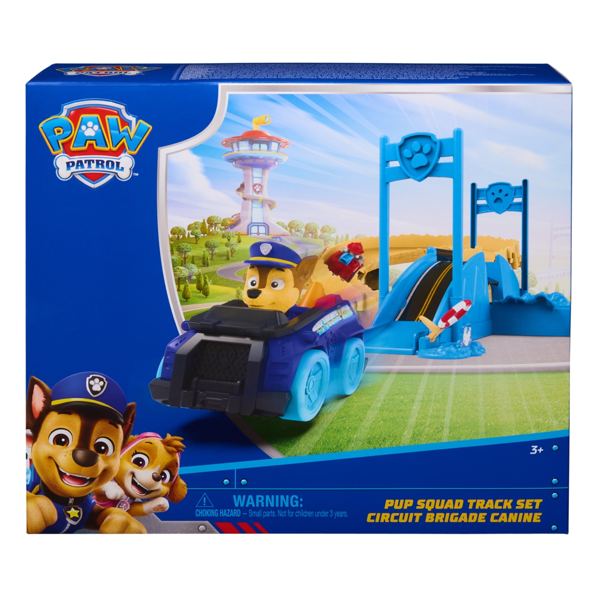 Käpapatrulli mängukomplekt “Pup Squad Track And Racers”