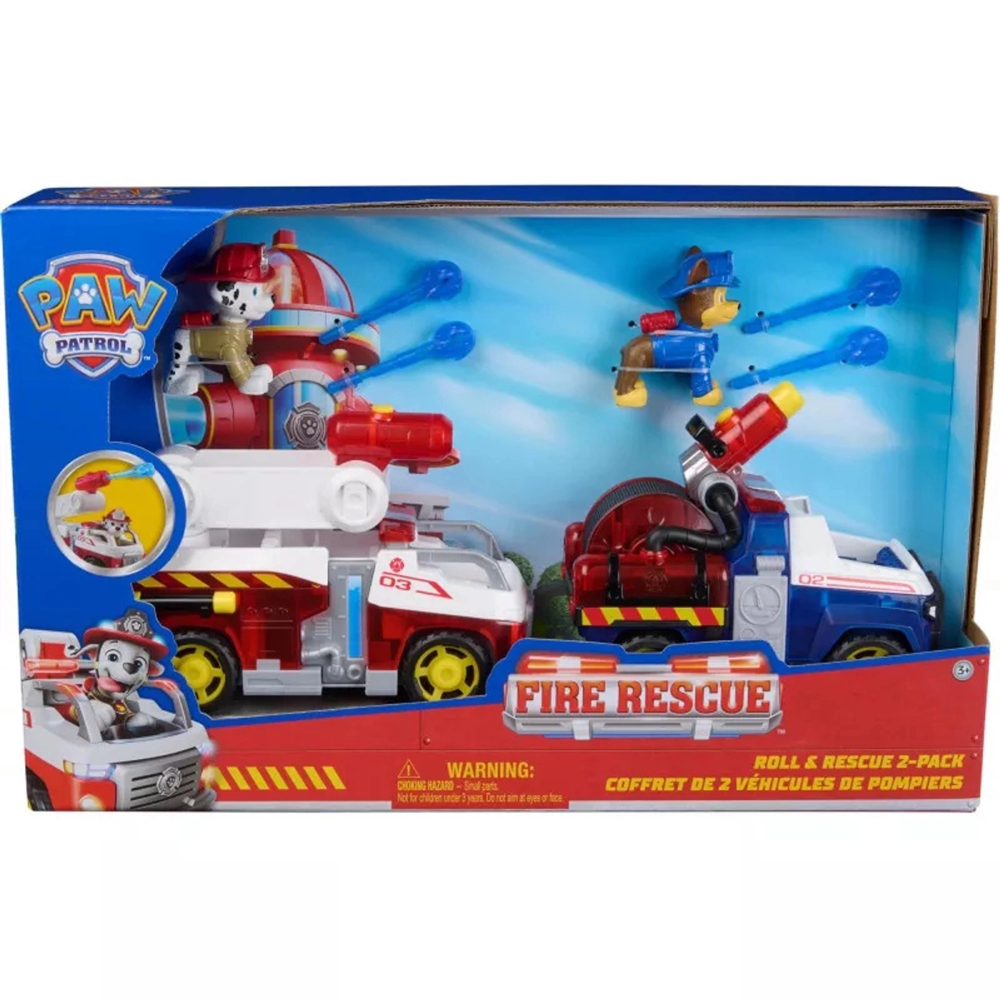 Käpapatrulli 2-osaline mängukomplekt “Fire Rescue Vehicles”