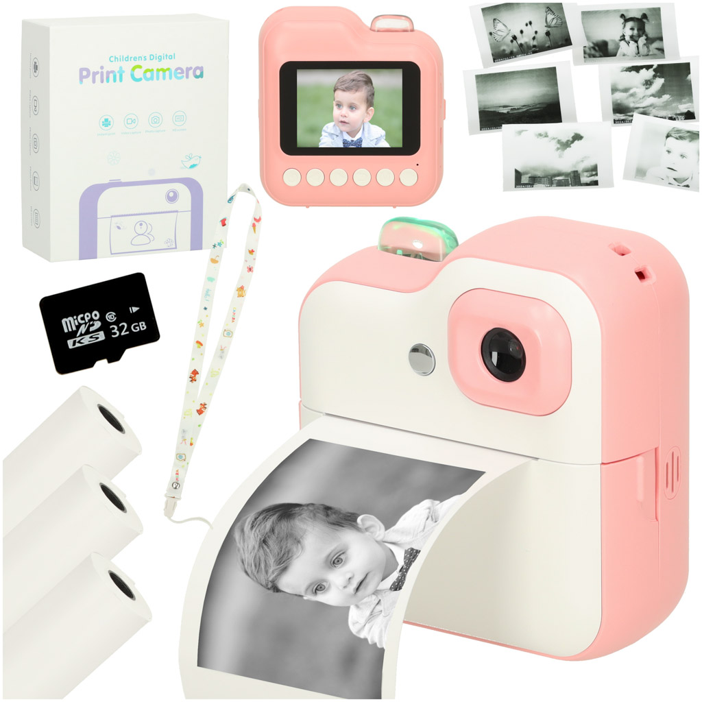 Interaktiivne fotokaamera + termoprinter, lisatarvikud