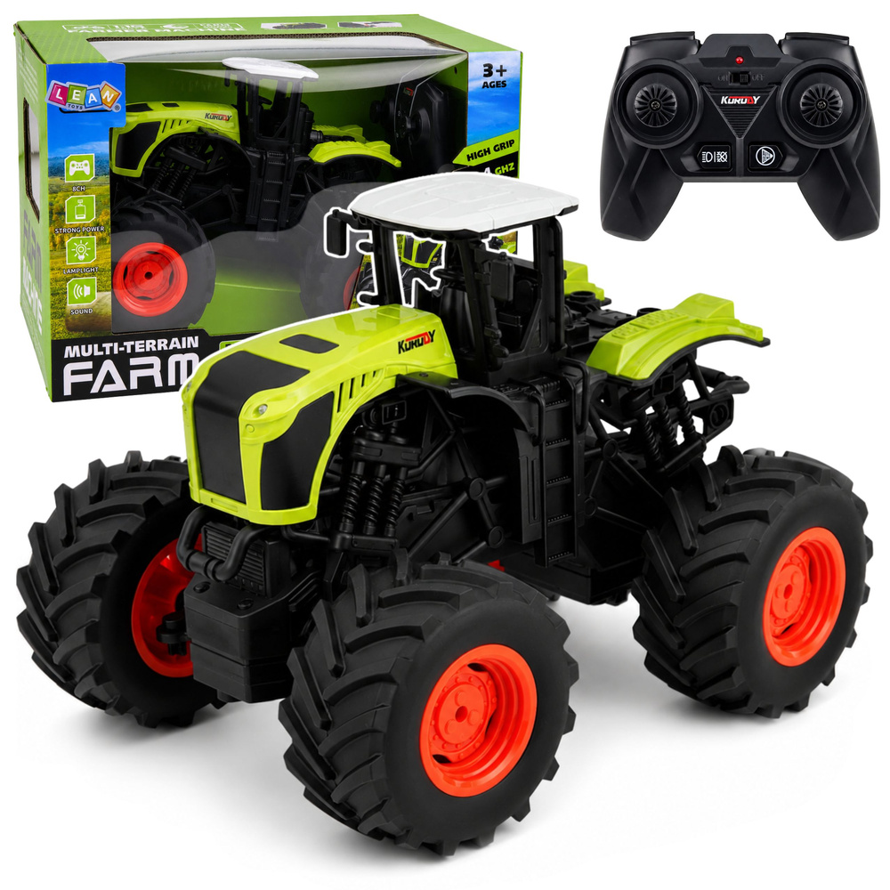 Puldiga traktor 1:16, heli- ja valgusefektid