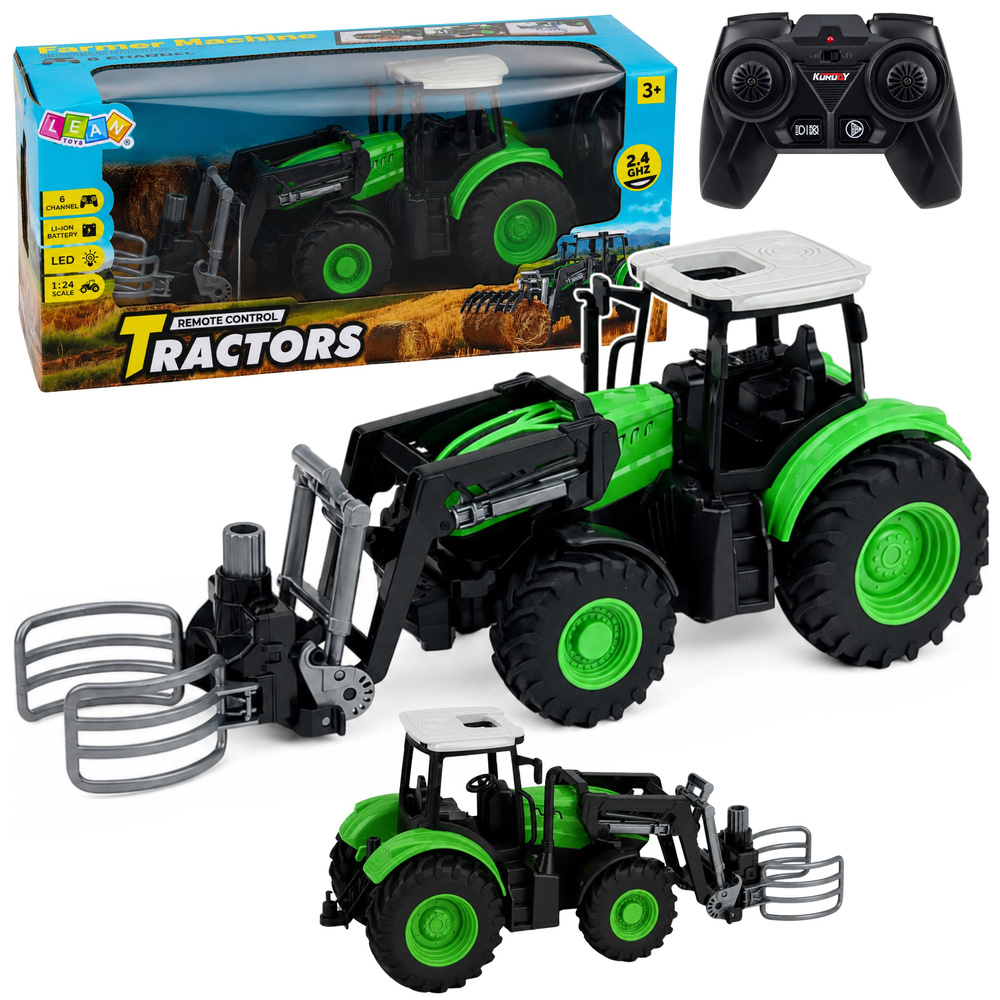Puldiga traktor pallihaaratsiga , 1:24