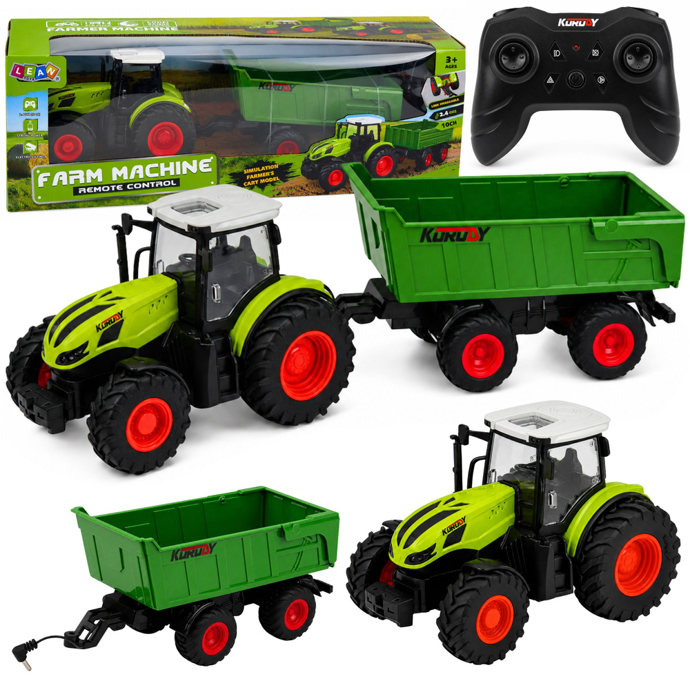 Puldiga traktor kallurhaagisega , 1:24