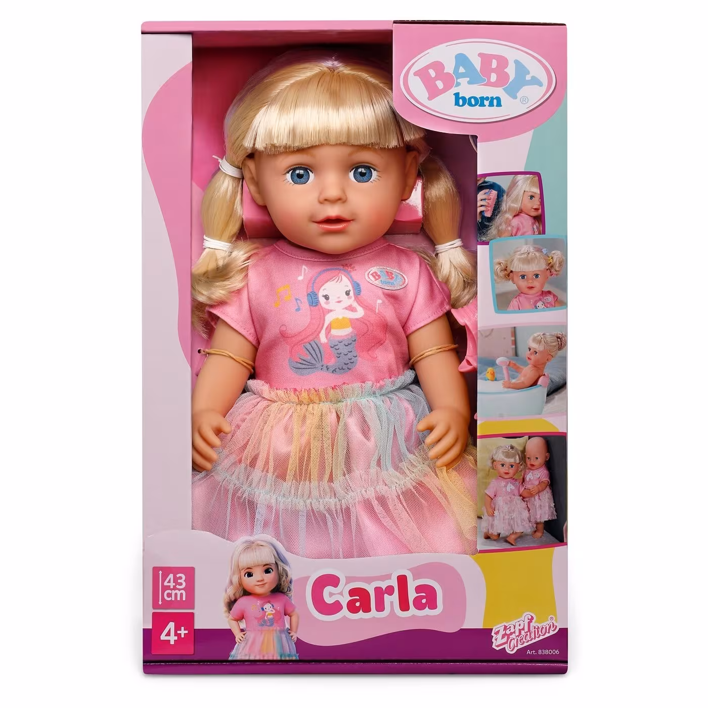Baby Born nukk “Carla”, 43 cm