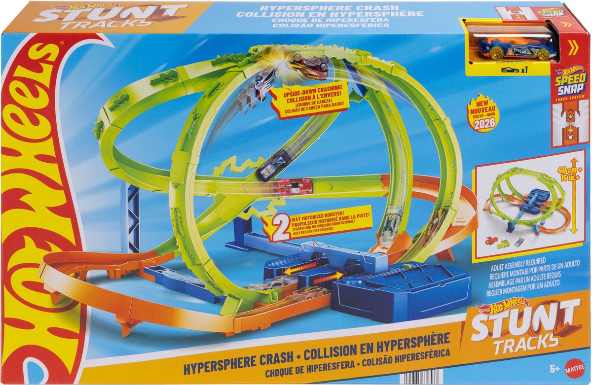 Hot Wheels® Stunt Tracks sfääriline kokkupõrkerada