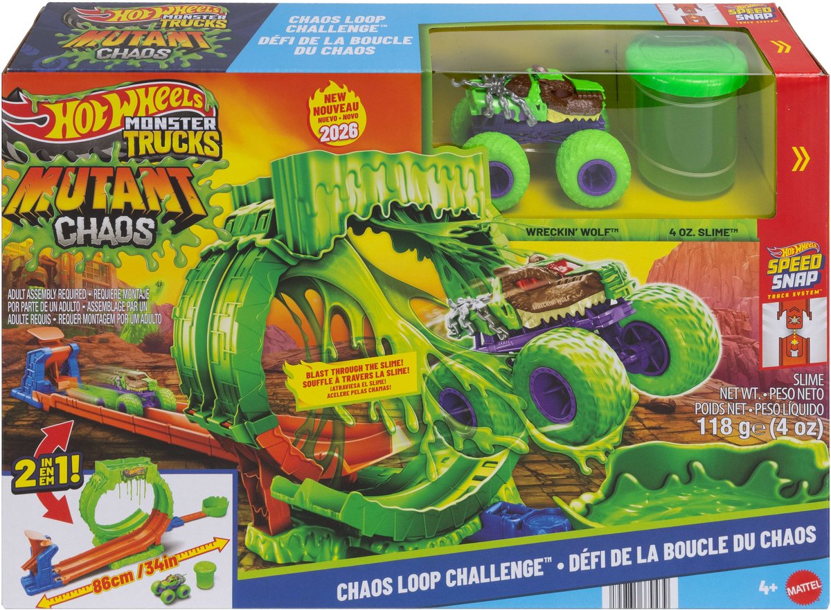 Hot Wheels® Monster Trucks Mutant silmusraja mängukomplekt