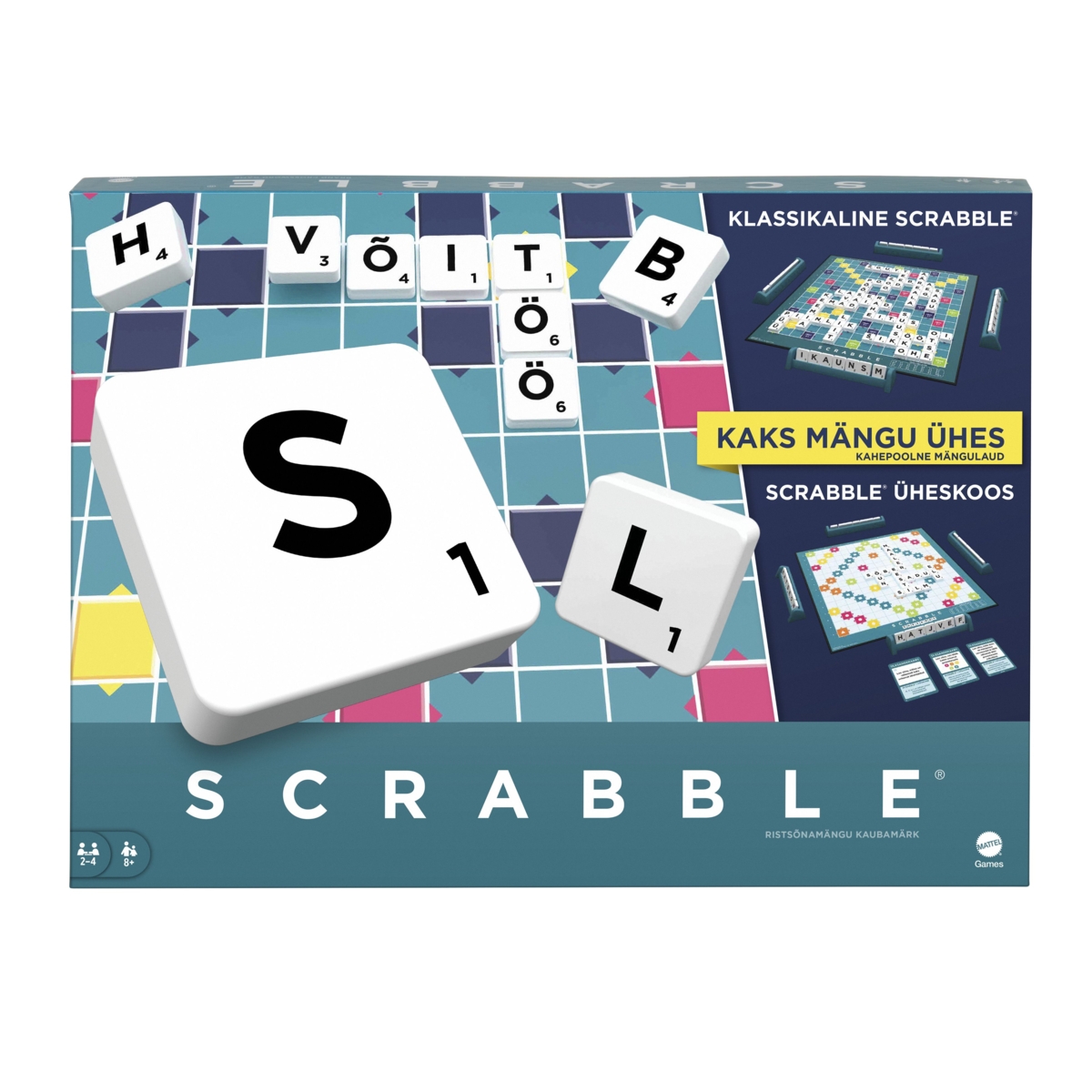 Mattel Games “Scrabble® 2in1 – eesti keeles”
