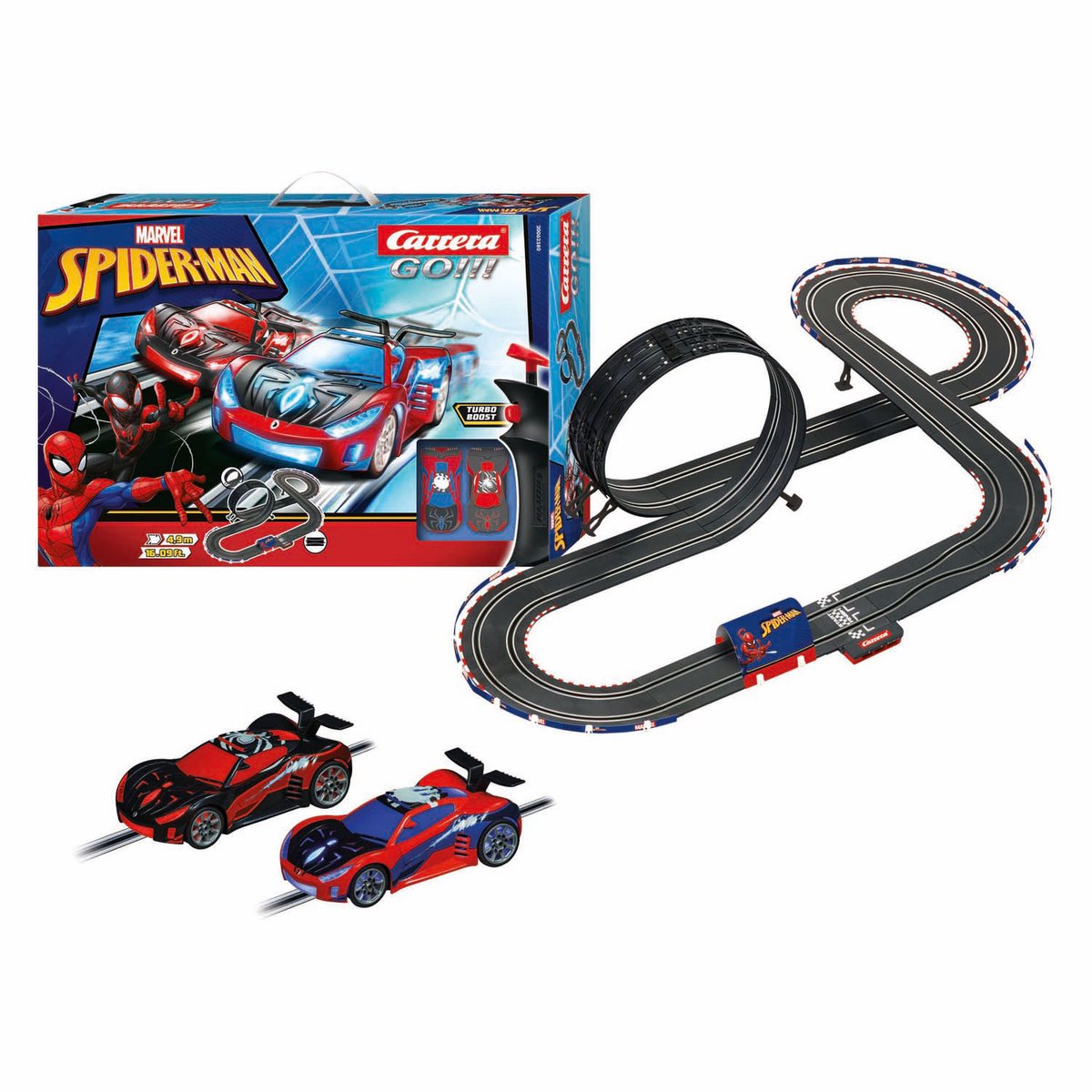 Carrera Go rallirada 4,9m “Go! Spiderman”