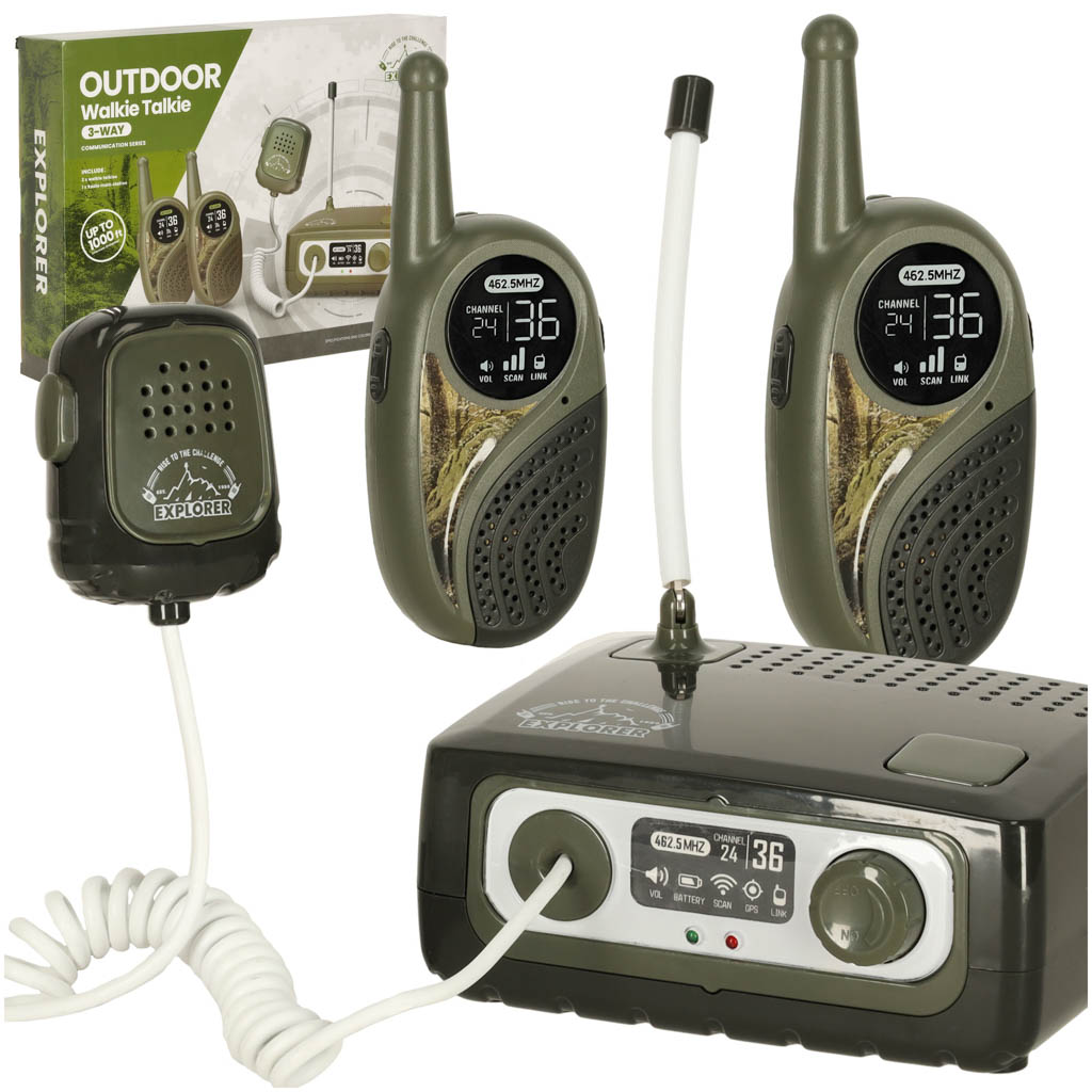 Laste raadiosaatjad “Walkie-Talkie” + keskus, 330m leviala