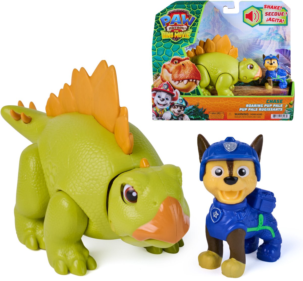 Käpapatrull “Roaring Pup Pals – Chase” mängukomplekt