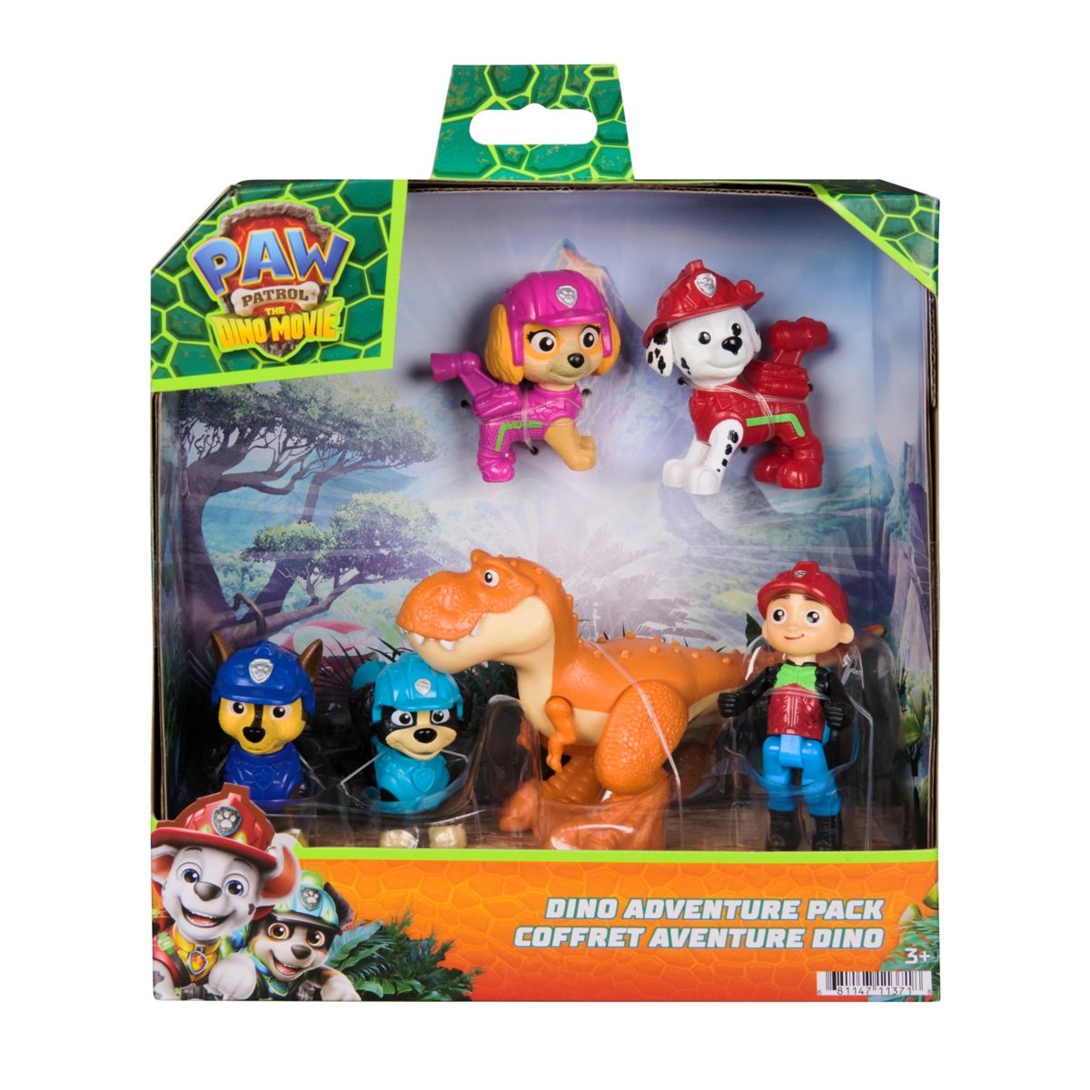 Käpapatrull The Dino Movie “Dino Adventure Pack” mängukomplekt