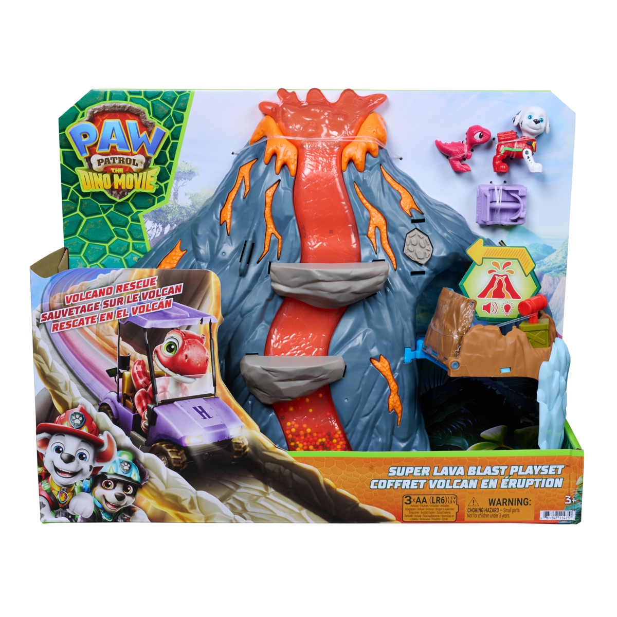 Käpapatrull The Dino Movie “Super Lava Blast” mängukomplekt