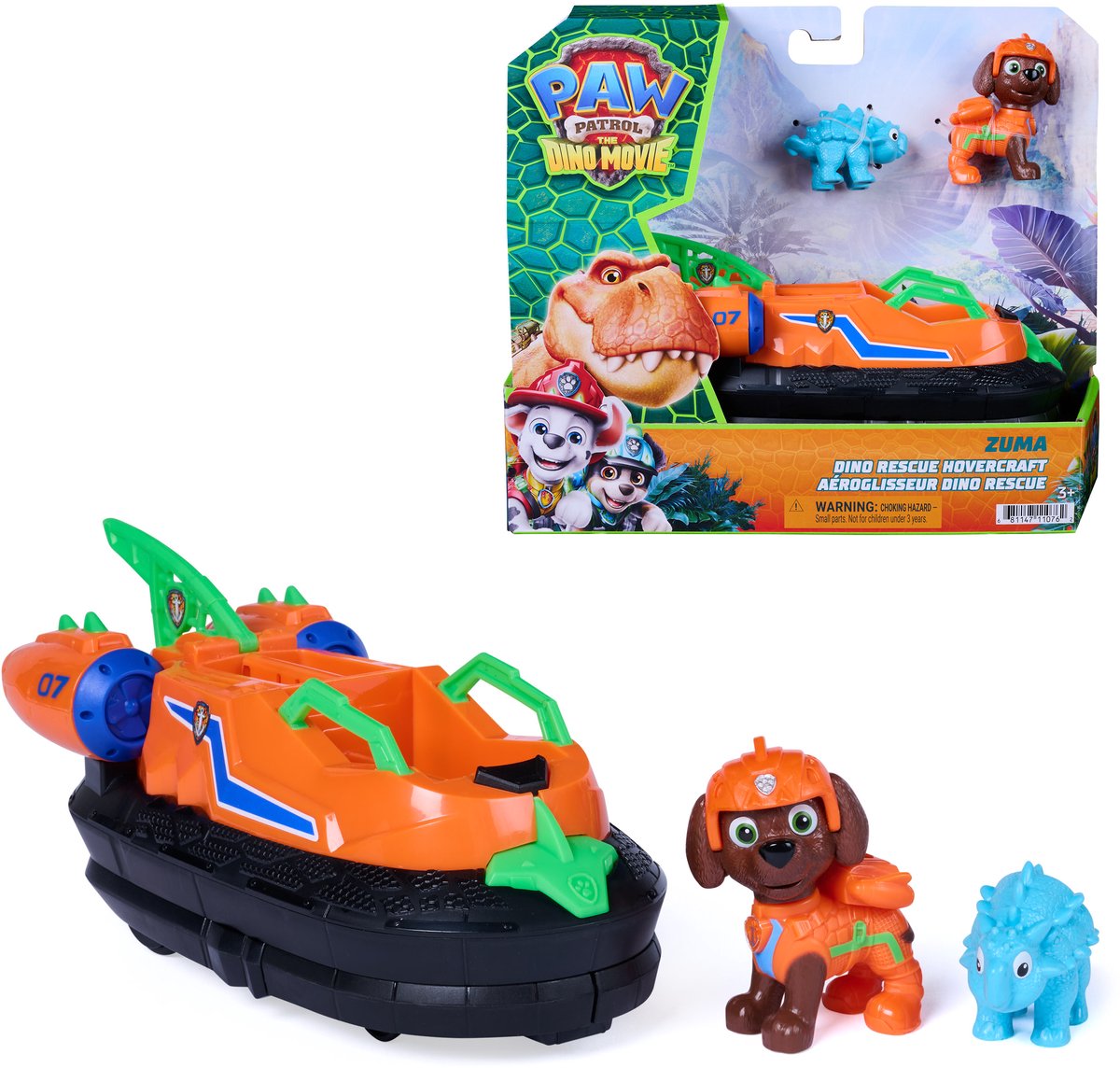 Käpapatrull The Dino Movie “Zuma Dino Rescue Hovercraft”